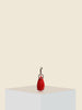 FAT RED TASSEL and KEY CHARM