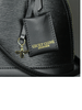 Yarra Medium Black Tophandle bag close up